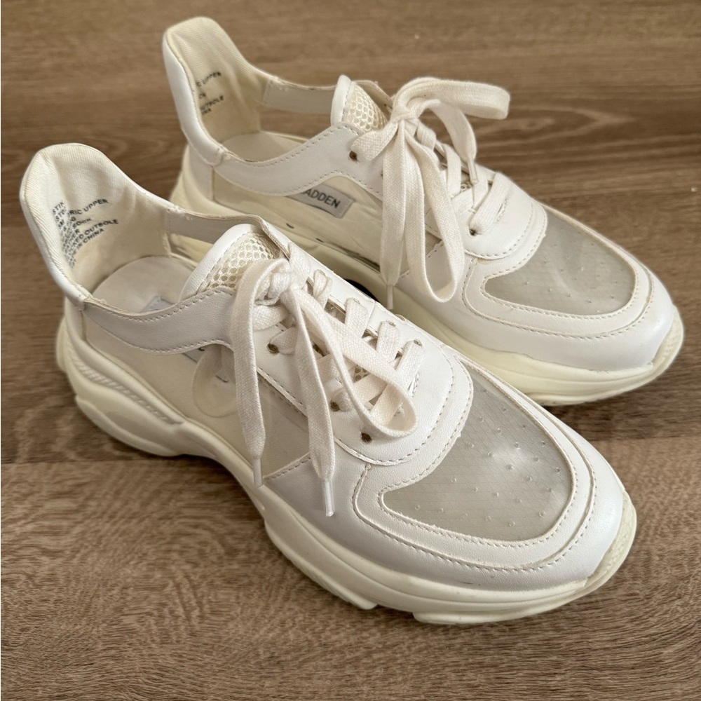 Michael Kors white and clear sneakers - Picture 2 of 11